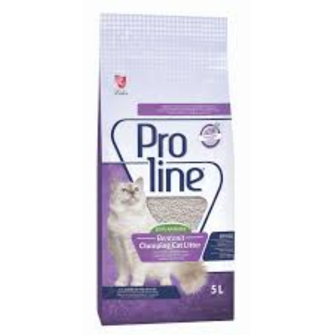 PROLINE BENTONITE CLUMPING CAT LITTER LAVENDER 5L